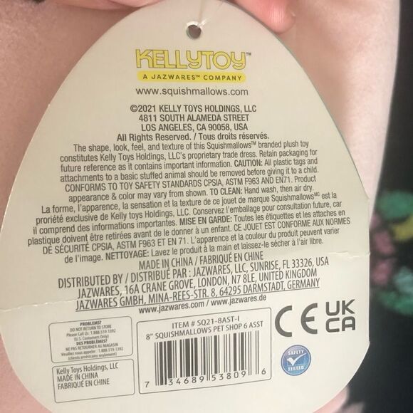 SQUISHMALLOWS Laura the cat soft stuffed animal toy kids - Picture 6 of 8